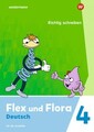 Flex und Flora 4. Heft Richtig schreiben (Druckschrift) Für die Ausleihe | 48 S.