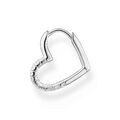 THOMAS SABO Schmuck Single Silber-Ohrring Herz mit weißen Steinen CR693-051-14