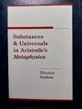 Scaltsas - Substances & Universals in Aristotle's Metaphysics