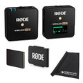 Rode Wireless GO II Single Mikrofon Funk-System + MagClip GO + keepdrum Tuch