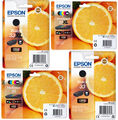 ORIGINAL EPSON 33/33xl Orange Tinte Patronen XP540 XP640 XP900 XP530 XP630 XP635