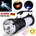 SOLAR LED TASCHENLAMPE NOTFALL ARBEITSLICHT USB WIEDERAUFLADBARE CAMPING LAMPE