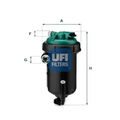 Kraftstofffilter Filtereinsatz 55.148.00 UFI für CITROËN FIAT PEUGEOT