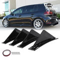 Heckstoßstange Diffusor Haifischflosse Spoiler Gebogene für VW Golf MK6 MK7 GTI