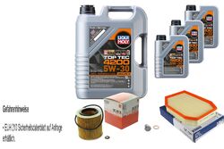 MAHLE INSPEKTIONSPAKET 8 L LIQUI MOLY Top Tec 4200 5W-30 für BMW 5er 528i