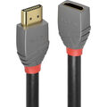 LINDY HDMI Verlängerungskabel HDMI-A Stecker, HDMI-A Buchse 3.00 m Anthrazit,...