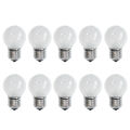 10 x Glühbirne Tropfen 60W E27 MATT Glühlampe 60 Watt Glühbirnen Kugeln dimmbar