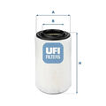 Luftfilter Filtereinsatz 27.629.00 UFI für ALFA ROMEO GIULIETTA