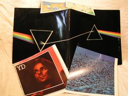 PINK FLOYD - DARK SIDE OF THE MOON !! ( LP ) !! 1.D-Press !! ( 2 x POSTER+BILDER