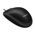 LOGITECH B100 optische Maus (910-003357) verkabelt - USB - Schwarz