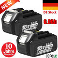 2x Original Für Makita Akku BL1850B 18 V 6,0AH Li-Ion BL1860 BL1850 NEU 197280-8