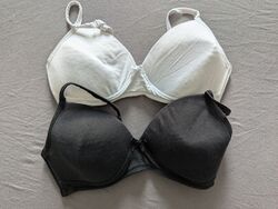 Damen Bh Sport Schwarz Und Weiß Gr 80B Bonprix 