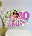 Personalisiert CakeTopper Kuchendeko Vaiana MoanBirthday Geburtstag Tortenfigur