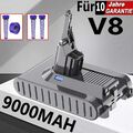 9000mah Akku für Dyson V8 SV10 21.6V Absolute Animal Fluffy Vacuum Ersatzakku DE