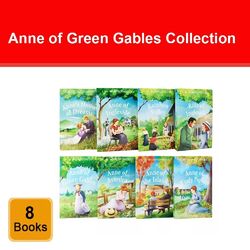 Anne of Green Gables Das komplette 8-Buch-Set von L.M. Montgomery - Alter 9-14 - PB