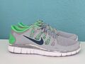 NIKE FREE RUN 5.0 Sneaker GR. 45,5 Sportschuhe grau grün 4 3 2