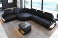 Couch Eck Sofa Ledercouch Eckcouch Leder Weiß Schwarz Luxus Ecksofa Asti L Form