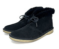 Clarks Originals Damen Schwarz Wildleder Winter Desert Boots UK 8 D EU 42 US 10,5