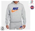 Nike Herren Futura Club Fleece Hoodie Pullover Sportswear Oberteil Kapuzenpullover FN3104