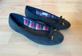 TOMMY HILFIGER Cecilia 3 B Ballerinas Leder Blau Midnight Damen Schuhe 38 wNEU!