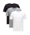 Herren 3er Pack Bio Baumwolle T-Shirts Shirt Sport Tee
