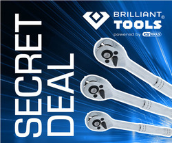 Brilliant by KS TOOLS 1/4 3/8 1/2 Umschaltknarre SATZ mit Metallgriff 3-tlg