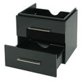 B-Ware Premium Waschbeckenunterschrank MCW-D16, Badmöbel, hochglanz 60cm schwarz