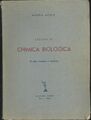 LEZIONI DI CHIMICA BIOLOGICA Michele Mitolo 1948 Edizioni Ermes libro biologia