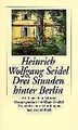 Drei Stunden hinter Berlin. Briefe aus dem Vikariat... | Buch | Zustand sehr gut