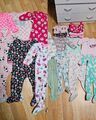 Babykleiderpaket 17 Teile Konvolut Winter Schlafanzug, Pyjama Mädchen Gr 74 80