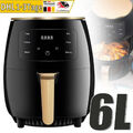 6L Heißluftfritteuse Airfryer Fritteusen Heißluft Ofen Friteuse Minibackofen NEU