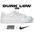 Nike Dunk Low SB Triple White 42 43 44 45 46 47.5 Sneaker Herren Damen Unisex