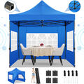 3x3m Pavillon Wasserdicht Faltpavillon Partyzelt Gartenzelt Pop-Up Faltbarzelt