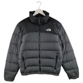 The North Face Herren grau 700 Nuptse Gänsedaunen gefütterte Jacke Größe Small S