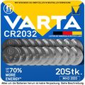 20x VARTA CR2032 2032 CR-2032 INDUSTRIAL Knopfzellen - MHD bis 2033