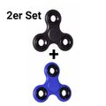  Finger-Hand-Fidget-Spinner Anti-Stress-Konzentration-Pocket-EDC ADHS 2er Set