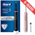 ORAL-B PRO 3 3900N BLACK/PINK ELEKT. ZAHNBÜRSTE MIT 2. HANDSTÜCK B-WARE