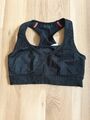 Falke Damen Sport BH Schwarz Fitness Gym Funktional Support Training Gr. S