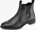 RIEKER ANTISTRESS Damen Chelsea Boots Warmfutter Stiefelette Schwarz Gr 38 NEU