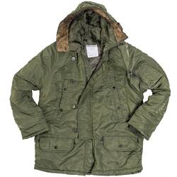 N3B POLARPARKA Parka XS-3XL Winterjacke US Herren Mantel Pelzkapuze Polarjacke