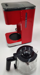 Filterkaffeemaschine GRAEF  FK403 Young Line Kaffeemaschine mit Glaskanne Rot