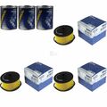 3x Original MAHLE / KNECHT Ölfilter OX 968D + 3x SCT Motor Flush Motorspülung