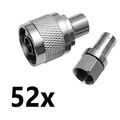 52x N-Stecker N-Buchse BNC F UHF Adapter GSM 3G 4G UMTS LTE Verstärker Repeater