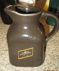 Johnnie Walker Black Label Old Scotch Whisky Jug MATT FINISH 14 CM