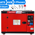 Stromerzeuger Diesel Notstromaggregat 400V Stromaggregat Generator E-Start 18kVA