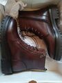 Geox Iridea Damen Stiefelette Boots Stiefel Schnürstiefel bordeaux Gr. 38 Neu 