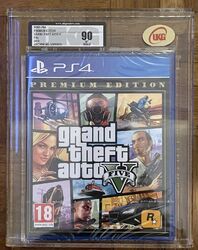 GTA 5 PS4 Grand Theft Auto V PlayStation 4 Premuim Edition bewertet 90 MT GOLD VGA