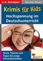 Krimis für Kids Hochspannung im Deutschunterricht | Buch | 9783866322448