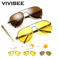 Night Vision Nachtsichtbrille UV Auto Nachtfahrbrille Sonnen Kontrast Brille Nue