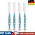 4Pcs Oily White Marker Pen 1/2mm Oil Based Paint Markers School Office Supplies